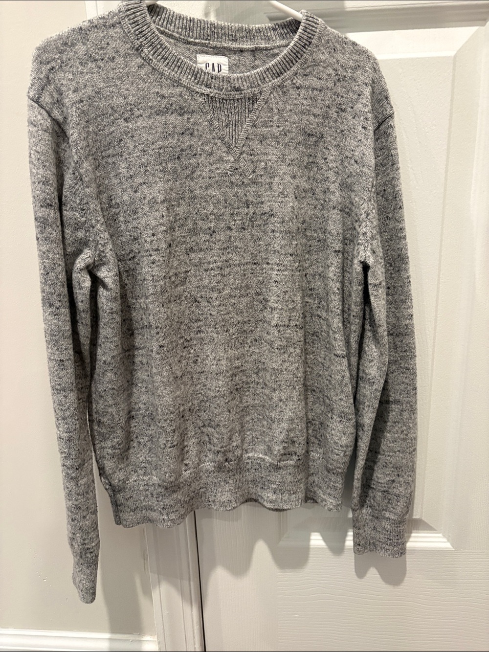 GAP kids Gray Heather Crewneck Sweater